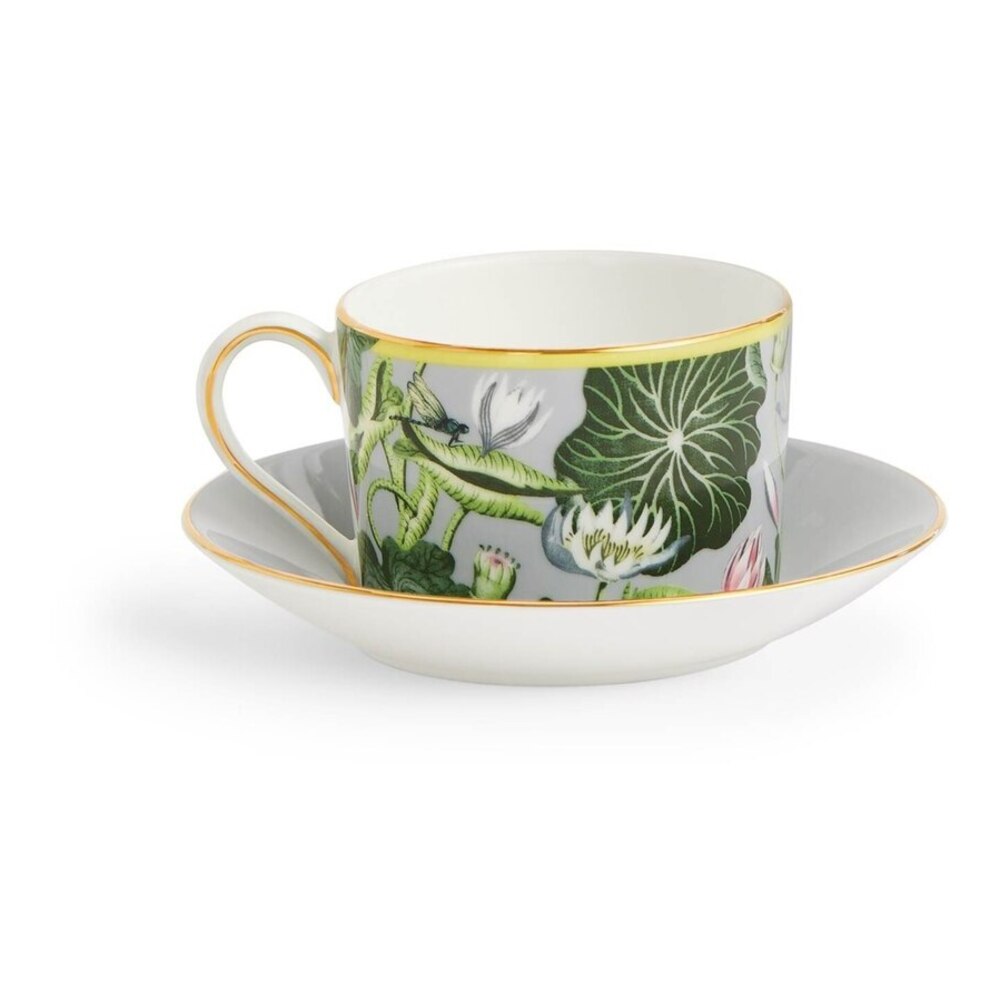 Wonderlust Waterlily Teacup & Saucer by Wedgwood Additional Image - 4