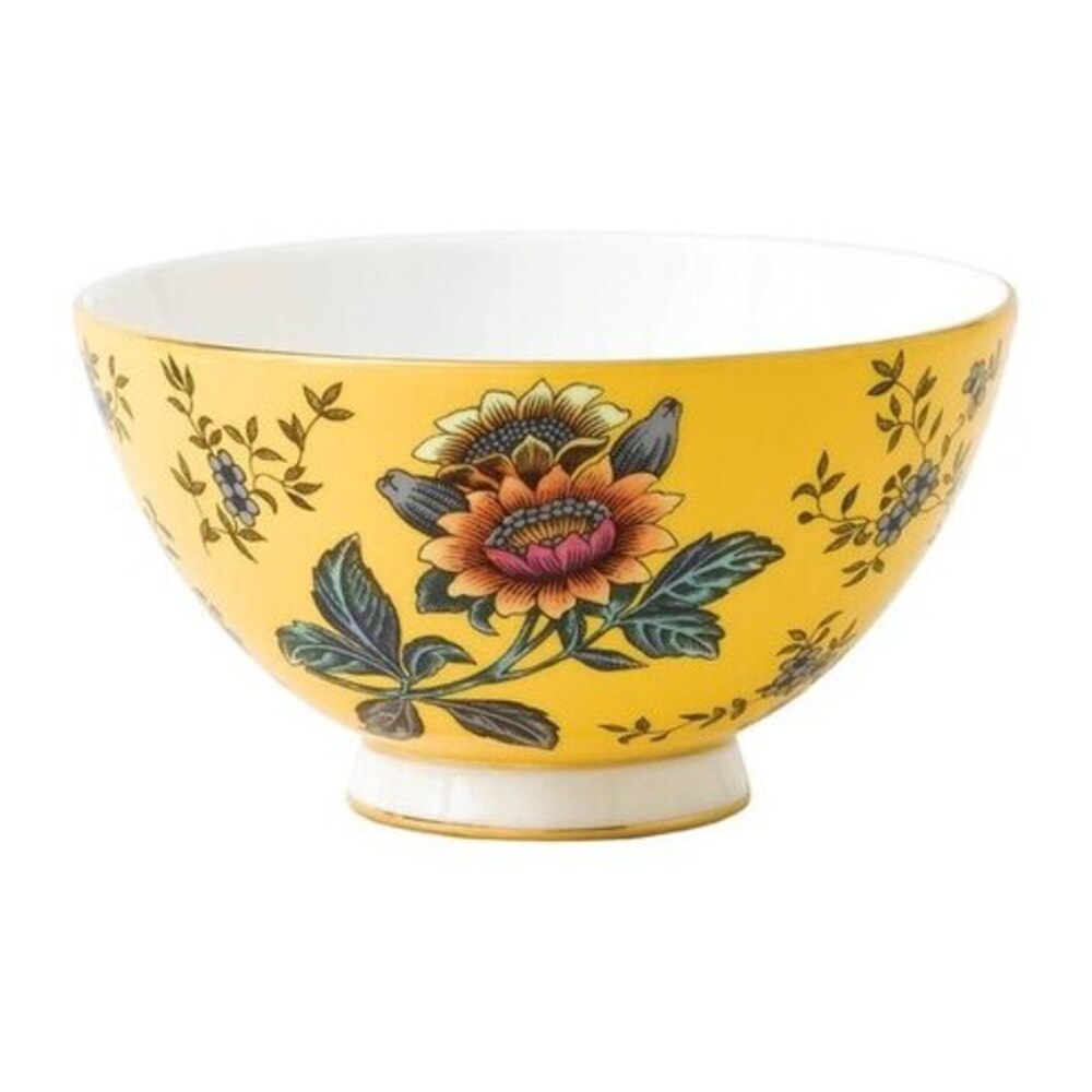 Wonderlust Yellow Tonquin Bowl 11 cm by Wedgwood