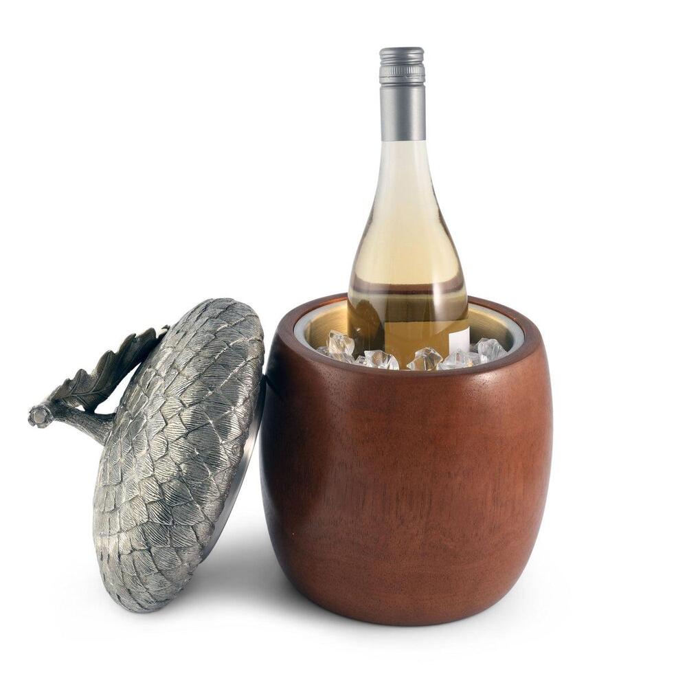 Wood Acorn Ice Bucket by Vagabond House 1