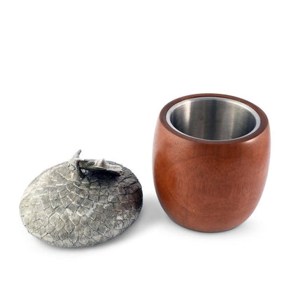 Wood Acorn Ice Bucket by Vagabond House 4