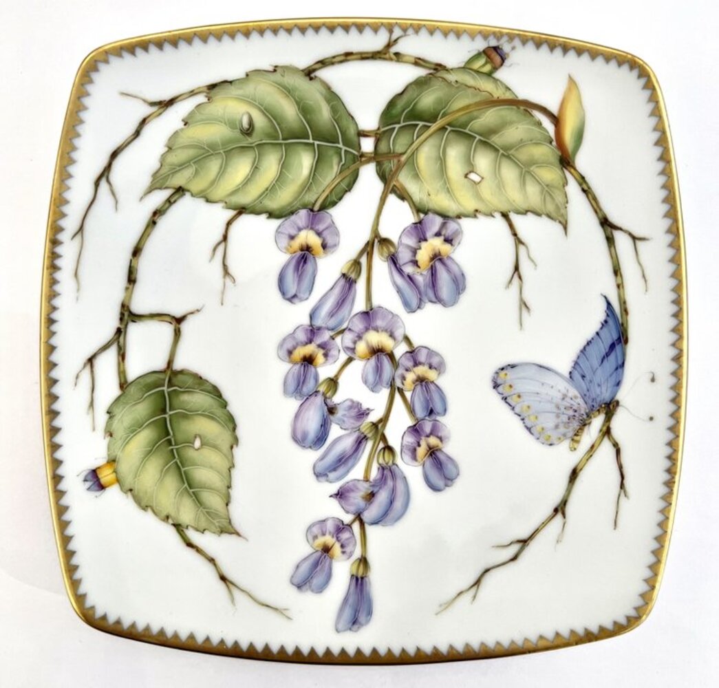 WS67 - Wisteria Square Luncheon Plate by Anna Weatherley