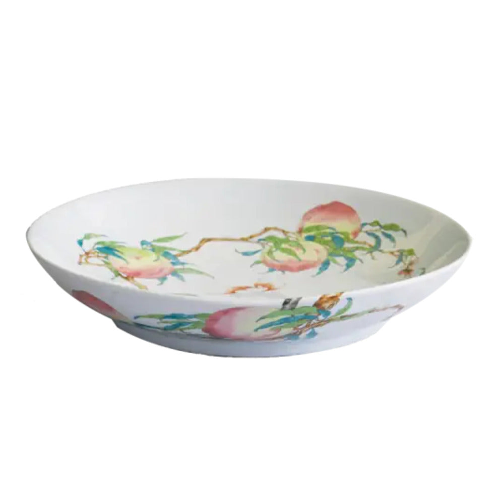 Wufu Peach Low Bowl by Mottahedeh Additional Image -1