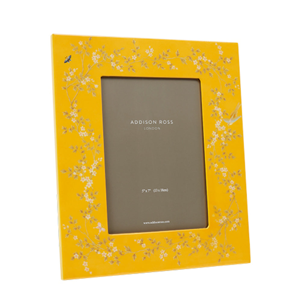 Yellow Chinoiserie Frame by Addison Ross