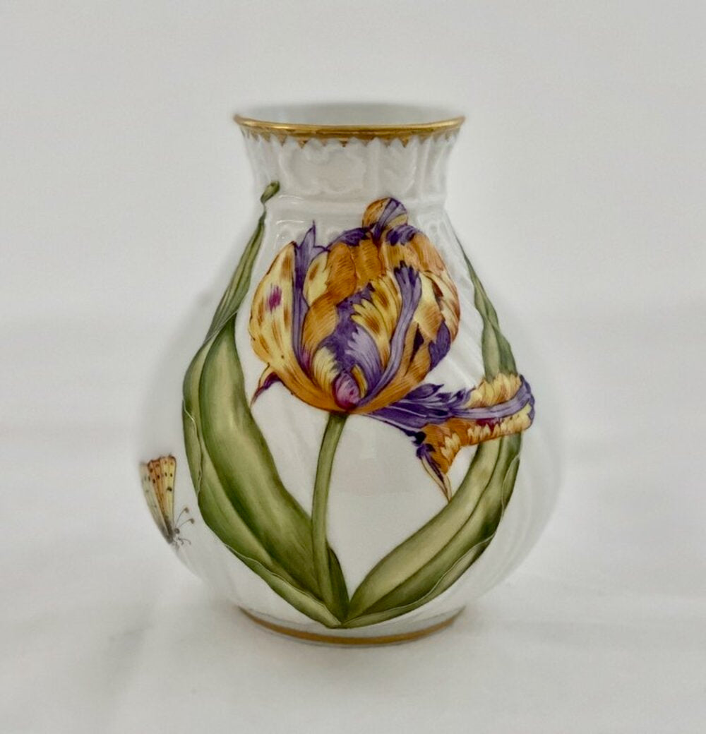 YPF2 - Yellow/Purple Tulip Bud Vase by Anna Weatherley