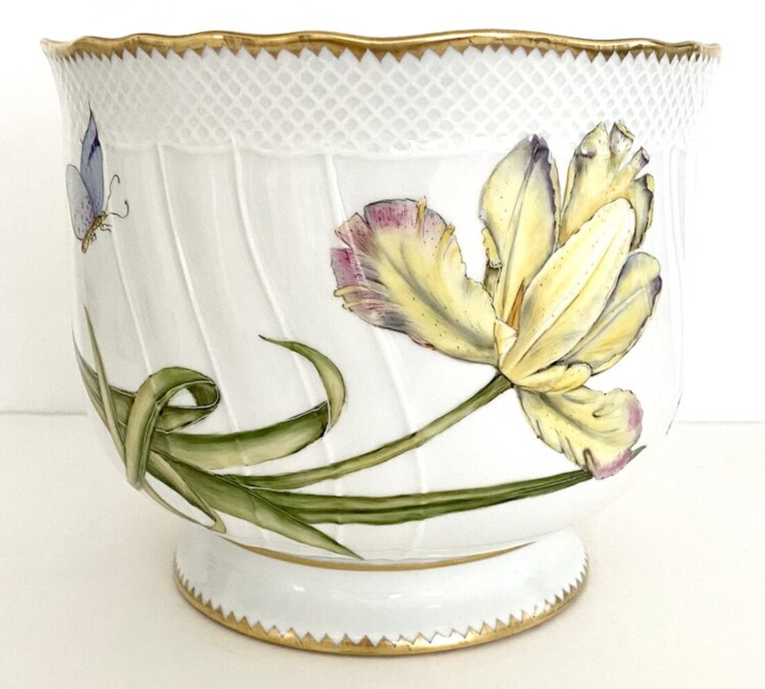 YT1 - Yellow Tulip Cachepot by Anna Weatherley