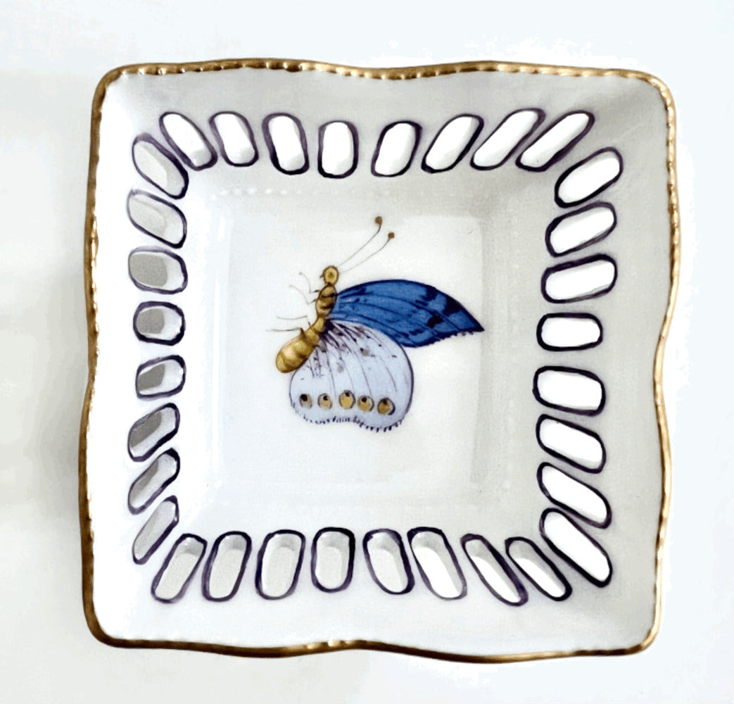 ZE1 - Tiny Pierced Dish by Anna Weatherley