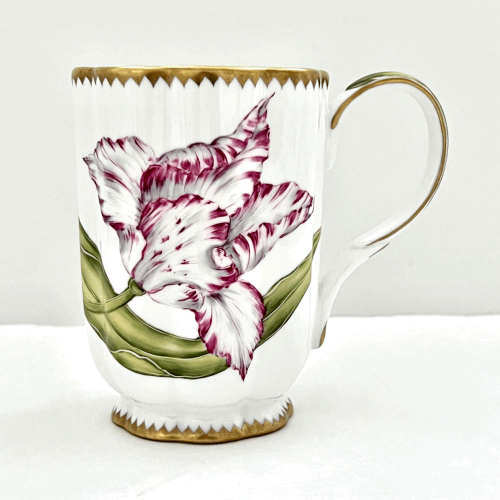 ZE107S - Purple Tulip Mug by Anna Weatherley