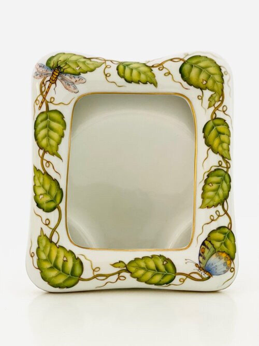 ZE93 - Hand Painted Porcelain Picture Frame by Anna Weatherley