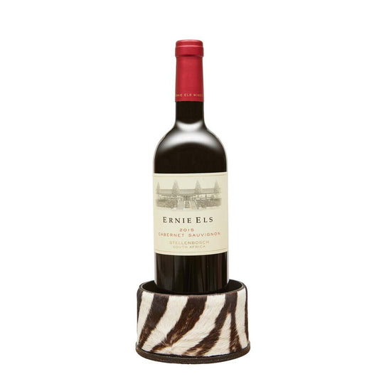 Zebra Hide Wine Holder by Ngala Trading Company