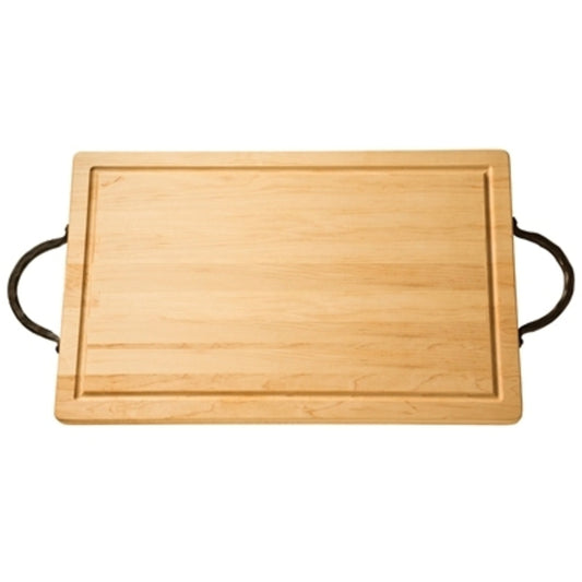 24" Rectangle Personalized Wood Cutting Board by Maple Leaf at Home