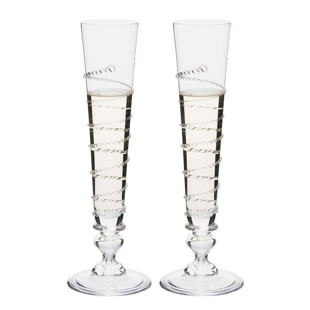 Amalia Pair of Champagne Flutes (5 oz) by Juliska Additional Image-1