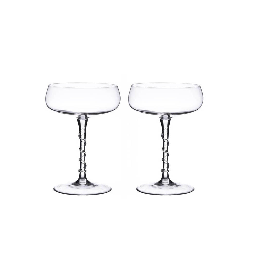 Amalia Champagne Coupe (Set of two) by Juliska