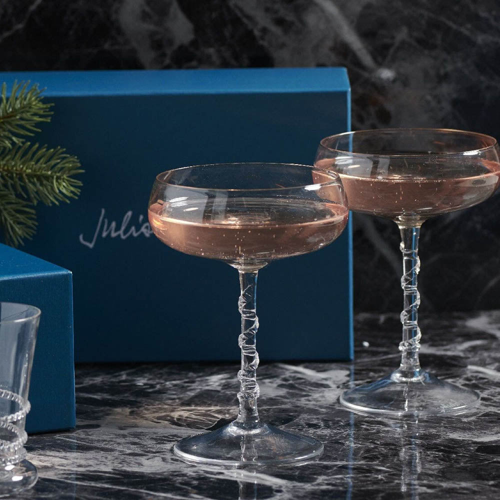 Amalia Champagne Coupe (Set of two) by Juliska Additional Image-2