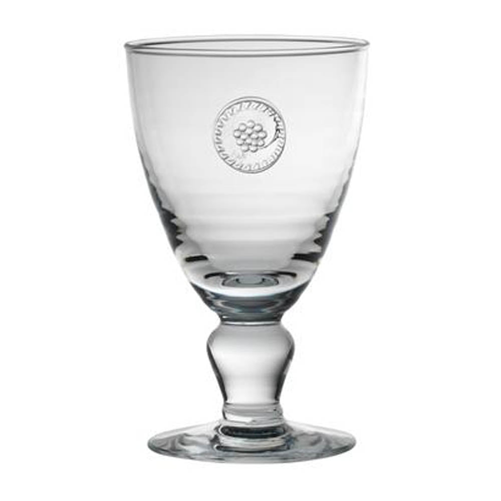 Berry & Thread Clear Footed Goblet by Juliska