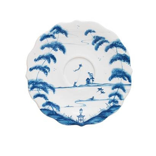 Country Estate Delft Blue Saucer by Juliska