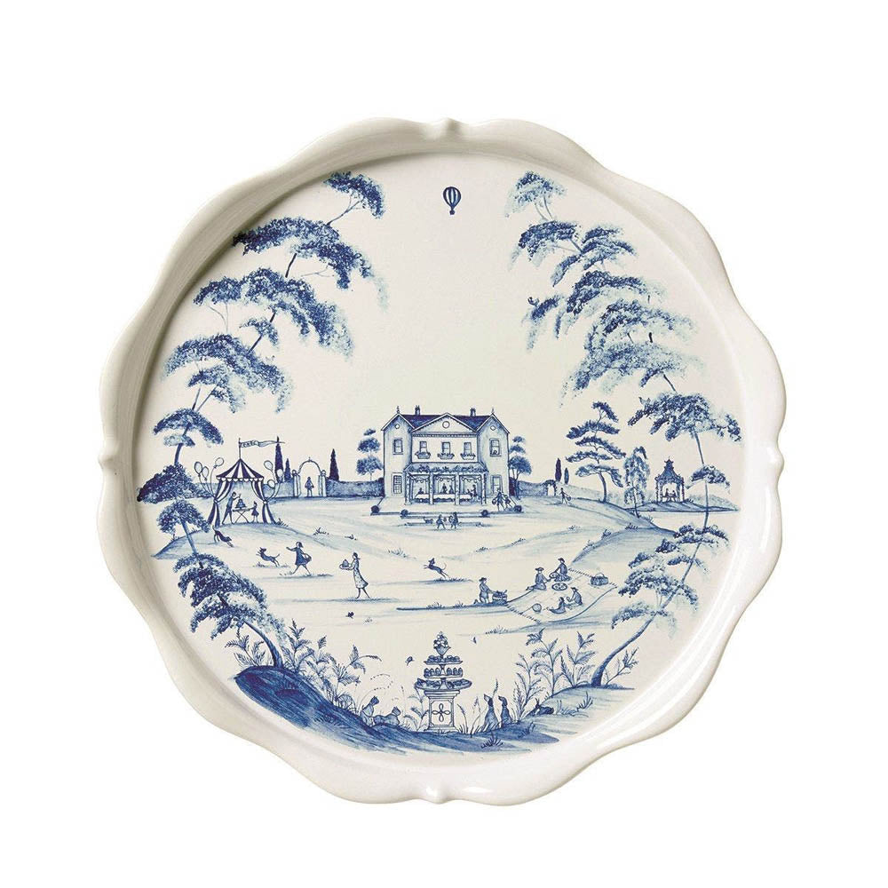 Country Estate Delft Blue Cake Stand Fete by Juliska Additional Image-2