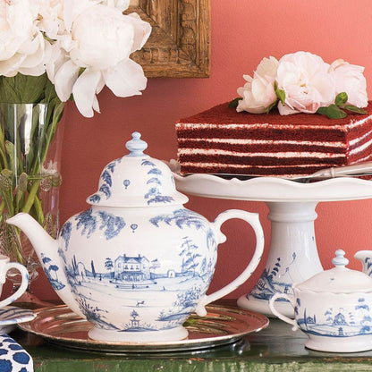 Country Estate Delft Blue Cake Stand Fete by Juliska Additional Image-3