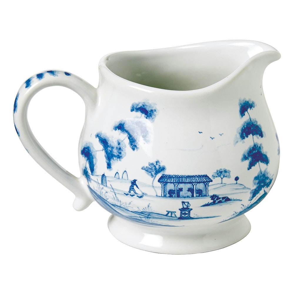 Country Estate Delft Blue Creamer Main House by Juliska