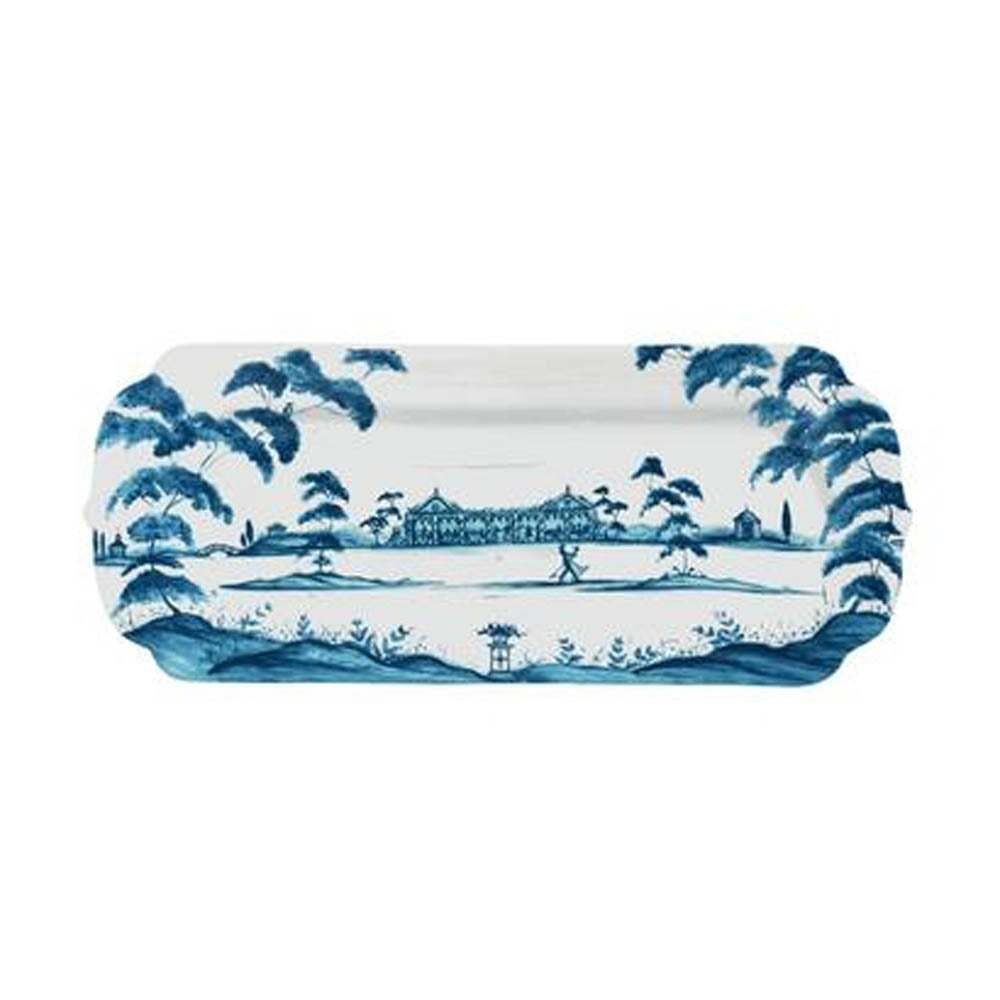 Country Estate Delft Blue Hostess Tray by Juliska