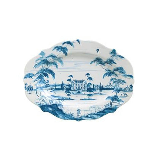 Country Estate Delft Blue Large Serving Platter by Juliska