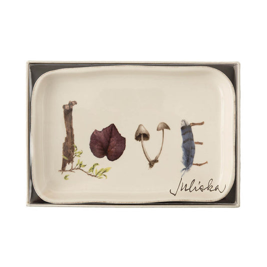 Forest Walk 7.5" Gift Tray "Love" by Juliska