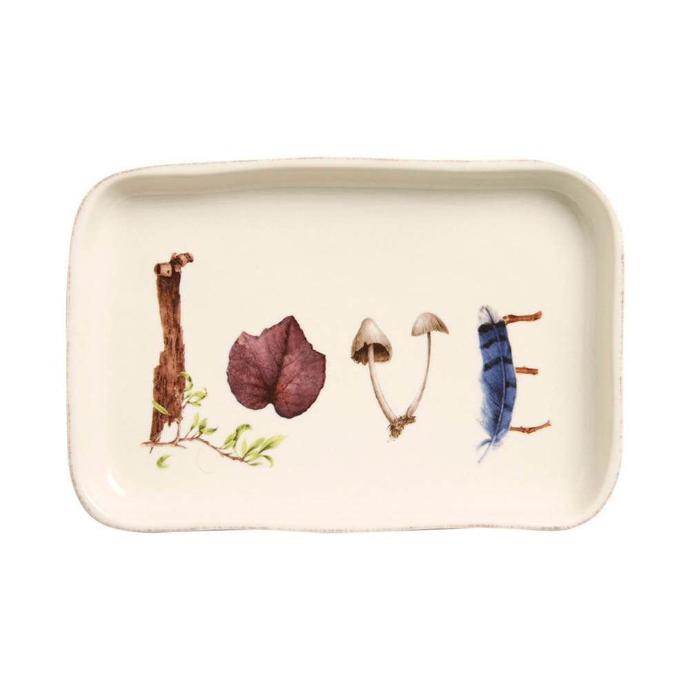 Forest Walk 7.5" Gift Tray "Love" by Juliska Additional Image-1