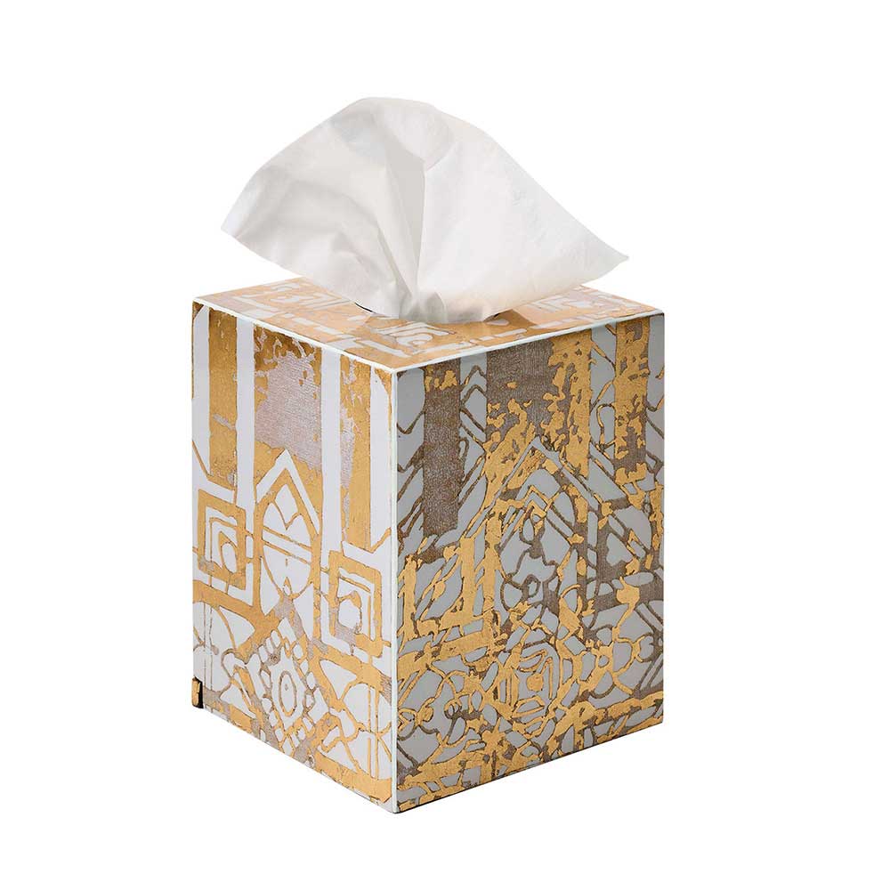 Distressed Tissue Box by Kim Seybert