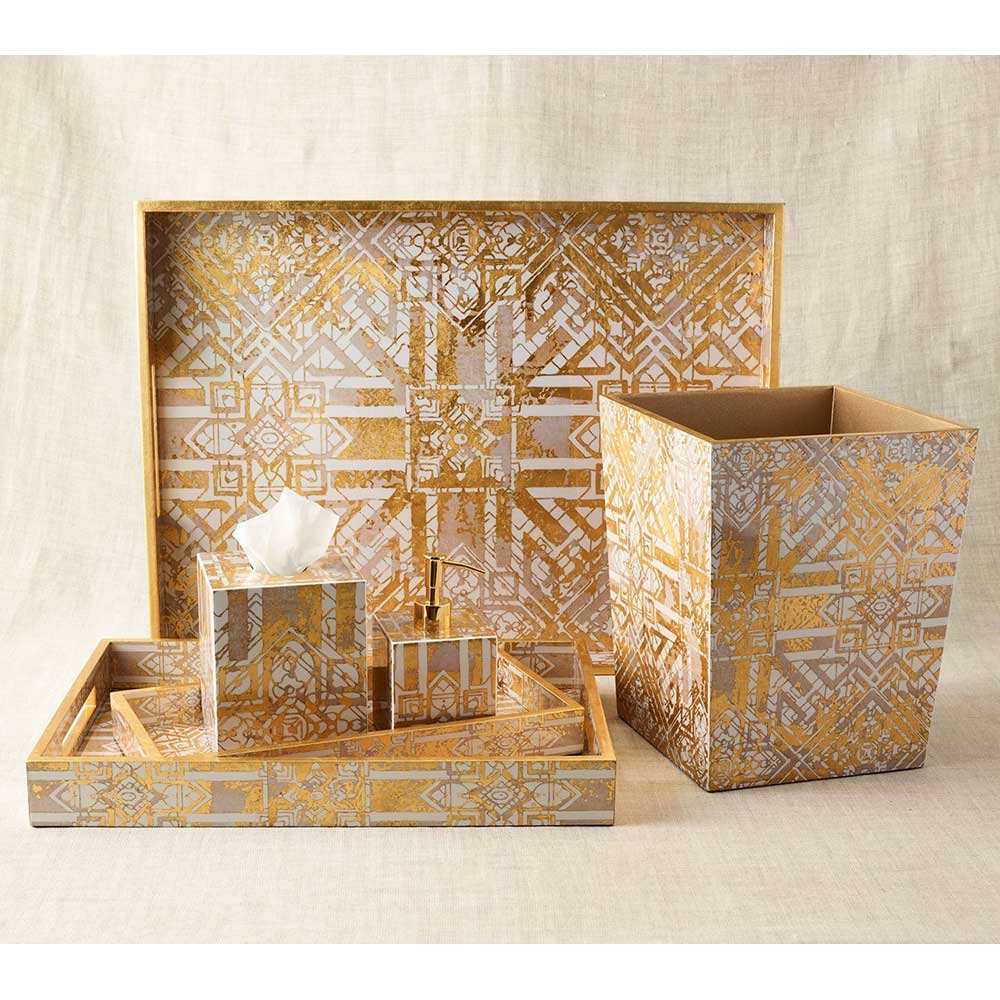 Distressed Tissue Box by Kim Seybert Additional Image - 1