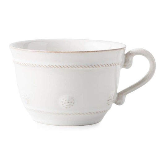 Berry & Thread Whitewash Tea Cup by Juliska