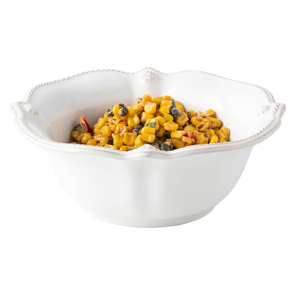 Berry & Thread Whitewash Cereal/Ice Cream Bowl by Juliska