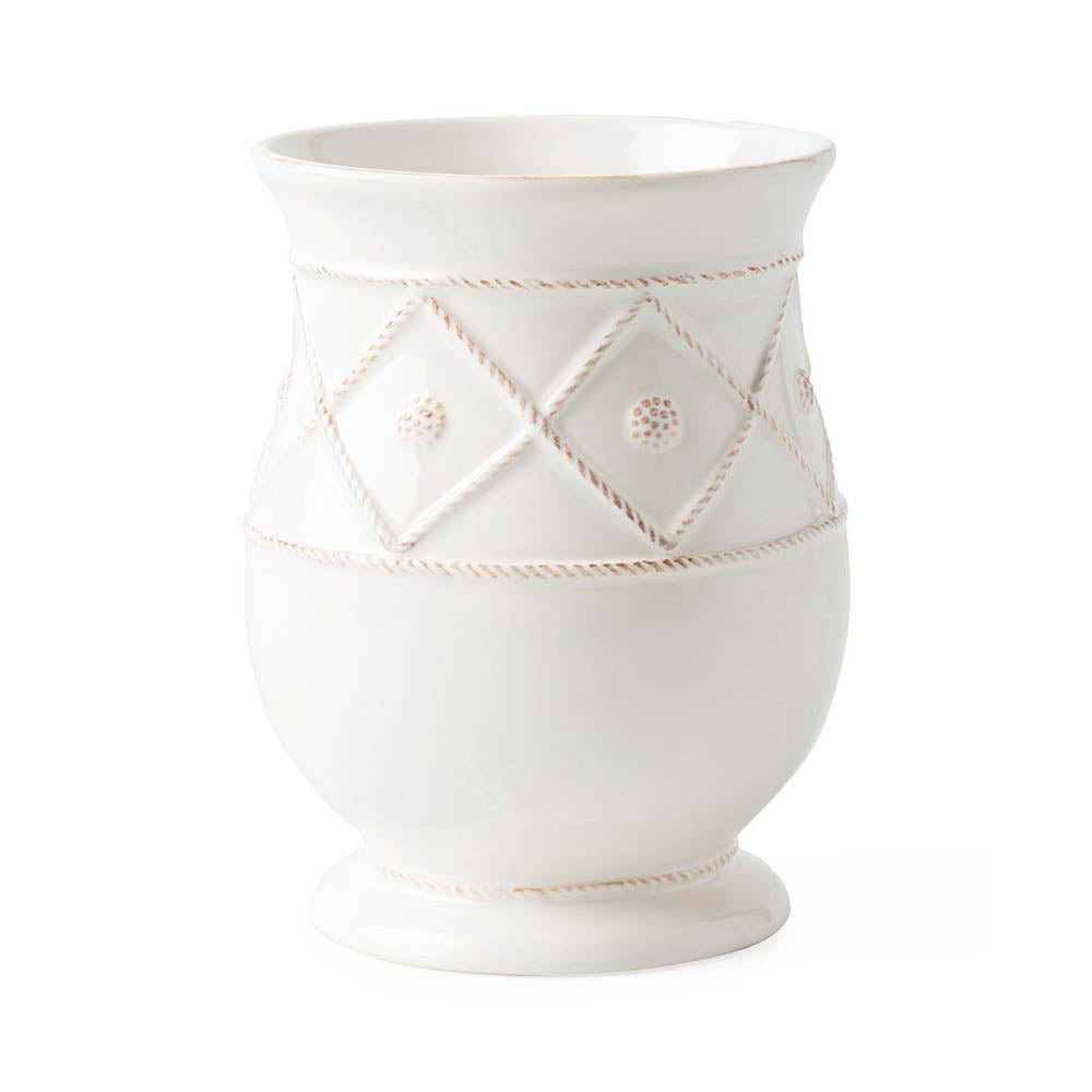 Berry & Thread Whitewash Utensil Crock by Juliska