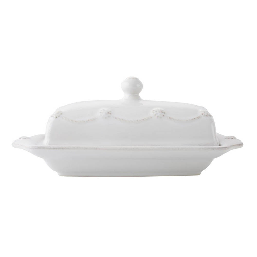 Berry & Thread White Butter Dish by Juliska Additional Image-1