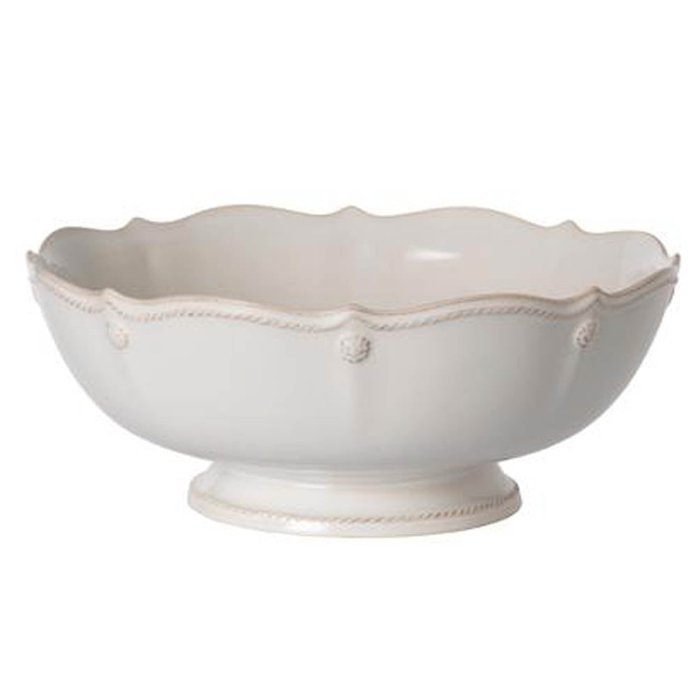 Berry & Thread White Footed Fruit Bowl by Juliska