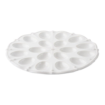 Berry & Thread Whitewash devilled Egg Platter by Juliska Additional Image-1