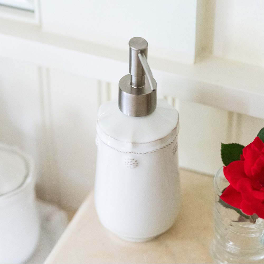 Berry & Thread Whitewash Soap/Lotion Dispenser by Juliska Additional Image-1