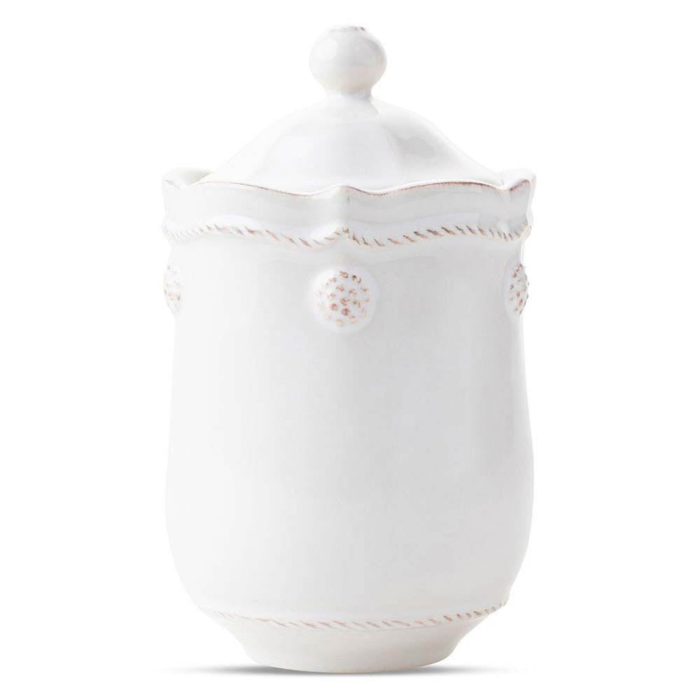 Berry & Thread Whitewash Lidded Jar by Juliska