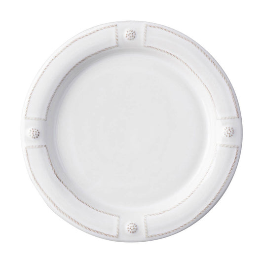 Berry & Thread French Panel White Dinner Plate by Juliska