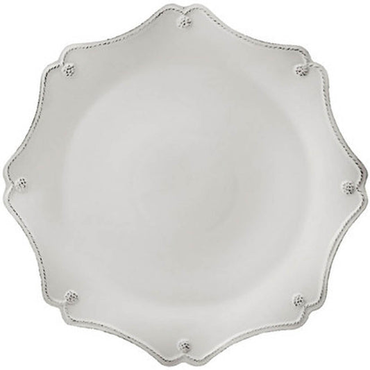 Berry & Thread White Scallop Charger by Juliska
