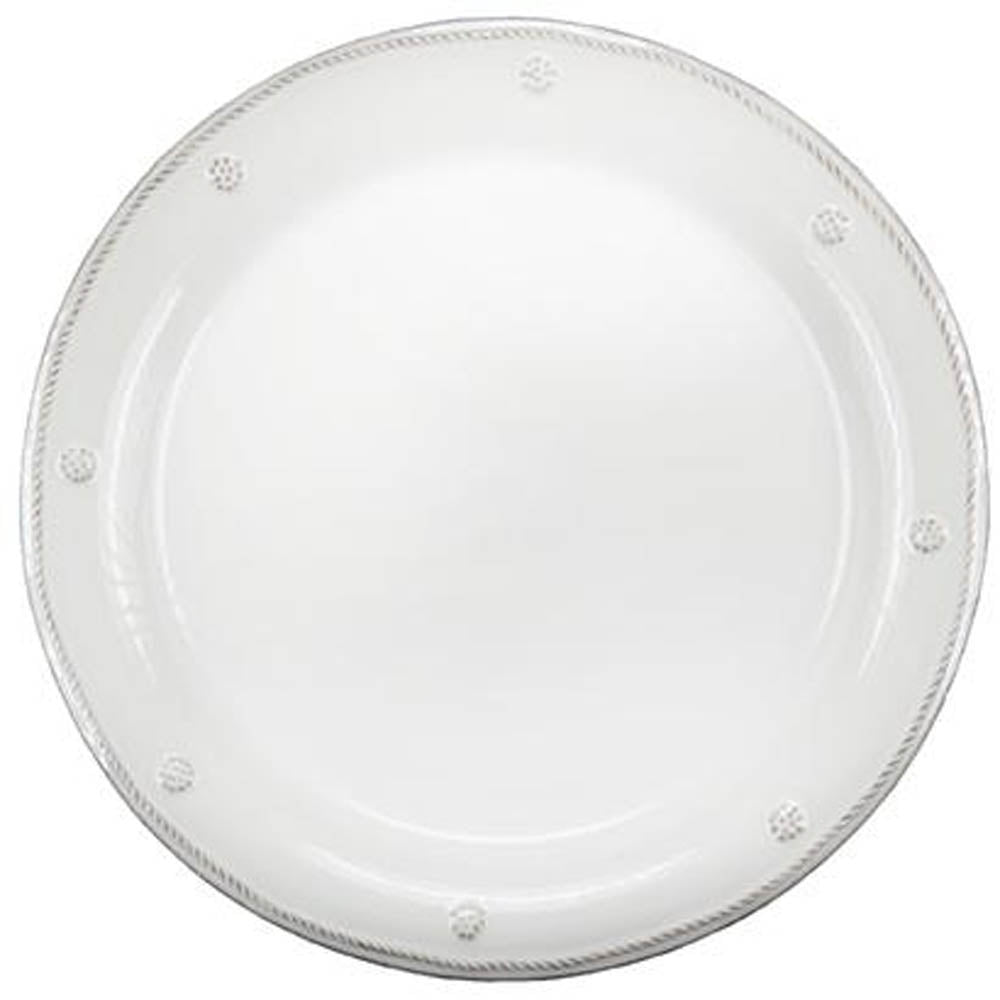 Berry & Thread White Round Dessert Plate by Juliska