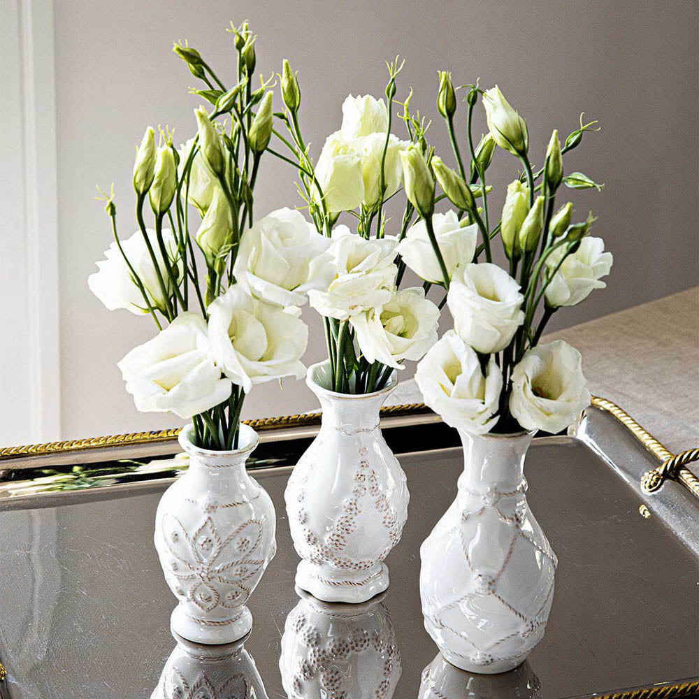 Jardins Du Monde Mini Vase Trio - Whitewash by Juliska Additional Image-5