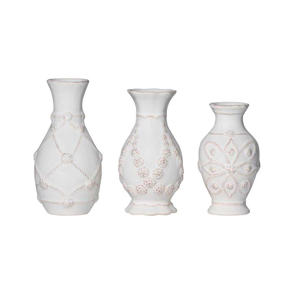 Jardins Du Monde Mini Vase Trio - Whitewash by Juliska Additional Image-6