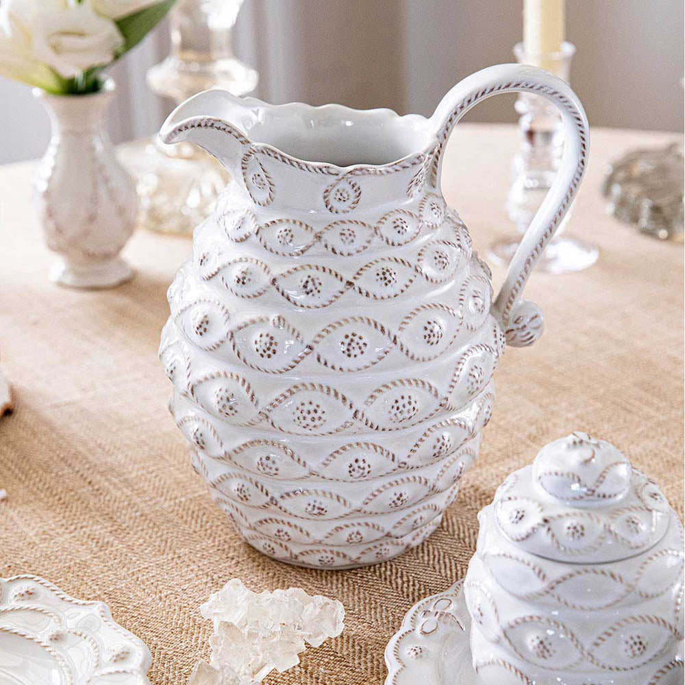 Jardins Du Monde Pitcher/Vase - Whitewash by Juliska Additional Image-3