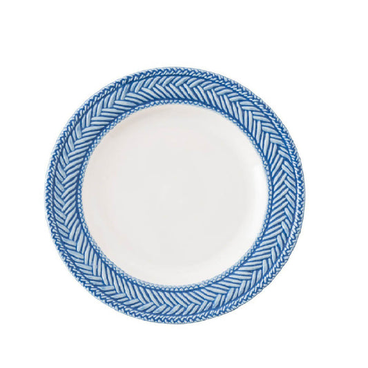 Le Panier White/Delft Side/Cocktail Plate by Juliska