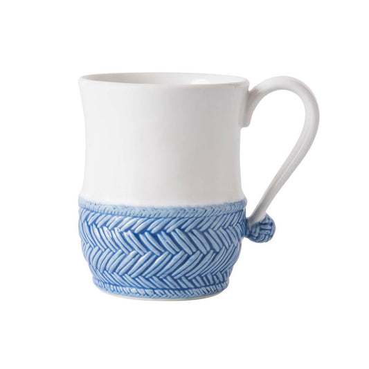 Le Panier White/Delft Mug by Juliska