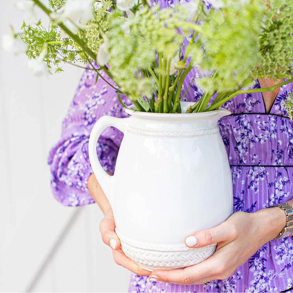 Le Panier Whitewash Pitcher/Vase by Juliska Additional Image-1