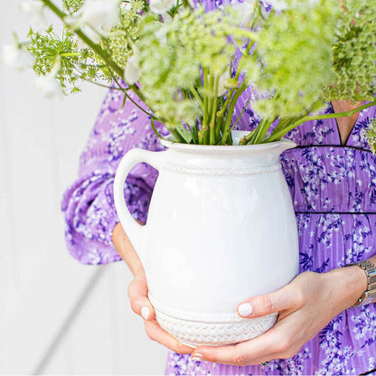 Le Panier Whitewash Pitcher/Vase by Juliska Additional Image-1