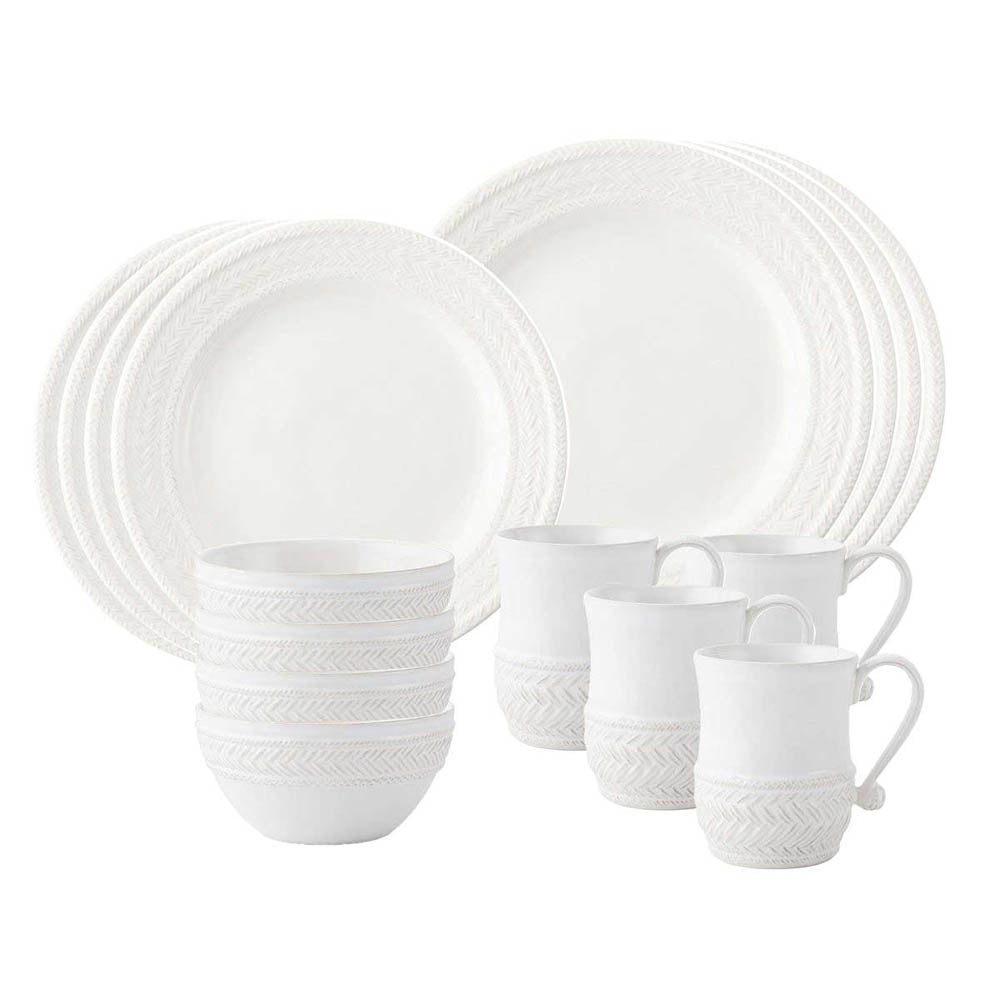 Le Panier 16pc Setting - Whitewash by Juliska Additional Image-6