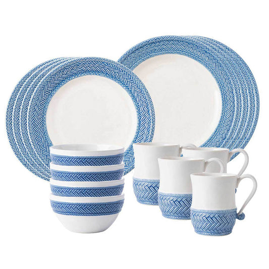 Le Panier 16pc Setting - Delft Blue by Juliska