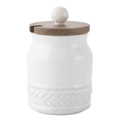 Le Panier Whitewash Sugar Pot by Juliska Additional Image-1