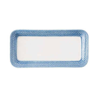 Le Panier White/Delft Hostess Tray by Juliska